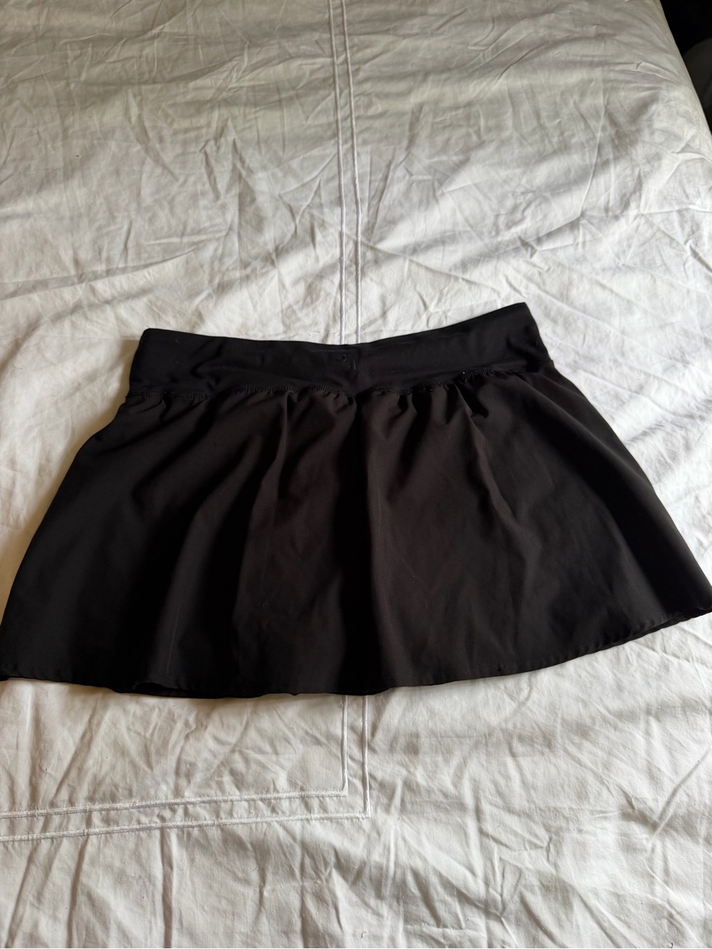 Women’s Black Flared Tennis Skirt